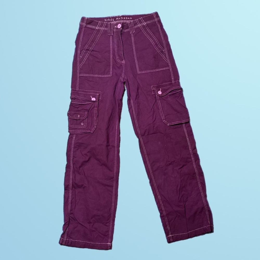 custom-dyed American Eagle cargo pants